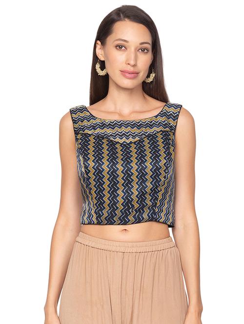 chevron printed blouse - 17529553 - Very Small Image - 1