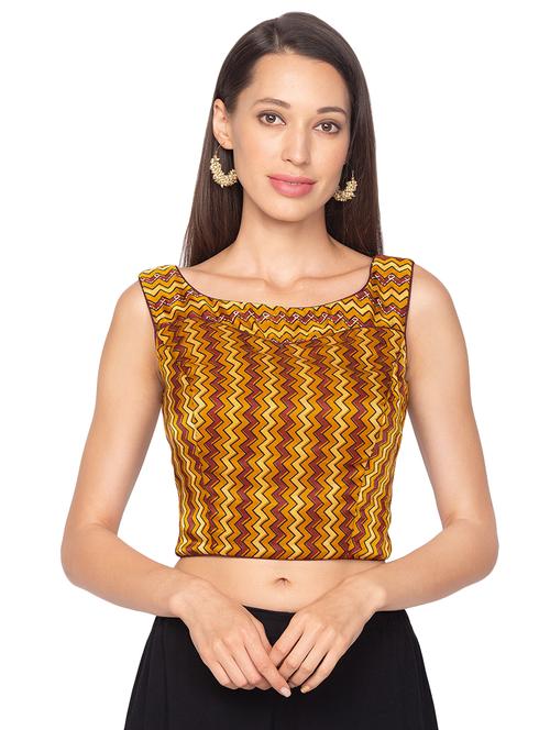 chevron printed blouse - 17529555 - Very Small Image - 1