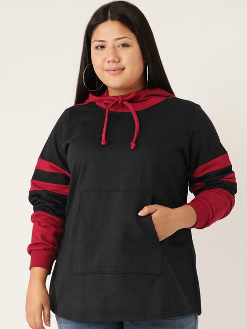 hooded neck plus sweatshirt - 17529854 - Very Small Image - 1