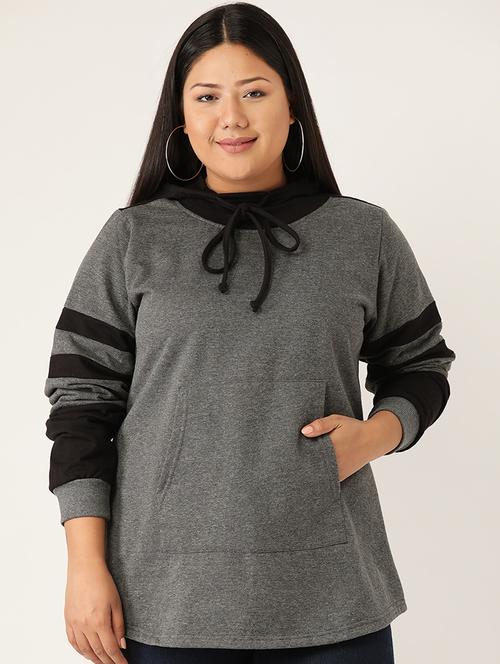 hooded neck plus sweatshirt - 17529855 - Very Small Image - 1