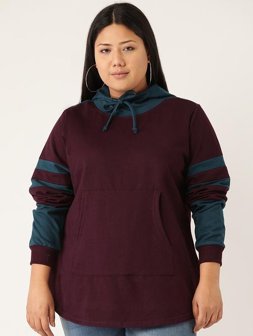 hooded neck plus sweatshirt - 17529856 - Very Small Image - 1
