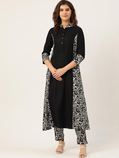 floral kurta pant set - 17529941 - Very Small Image - 1