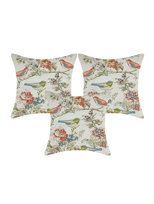 indhome life pure cotton 16x16 inches reversible cushion cover set of 3 - 17530065 - Very Small Image - 1