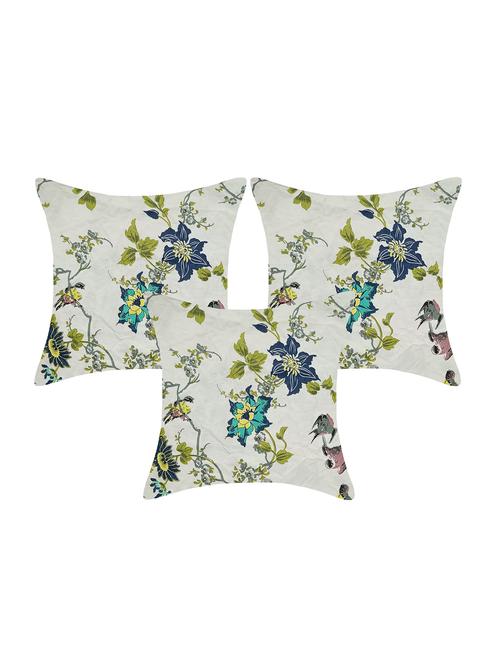 indhome life pure cotton 16x16 inches reversible cushion cover set of 3 - 17530067 - Very Small Image - 1