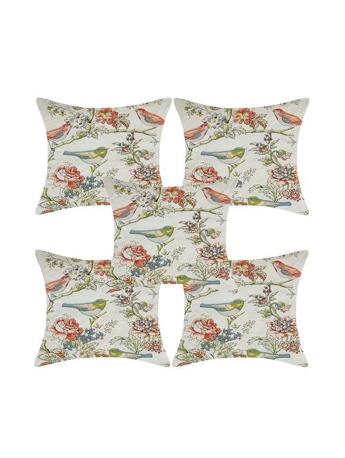 indhome life pure cotton 16x16 inches reversible cushion cover set of 5 - 17530097 - Very Small Image - 1