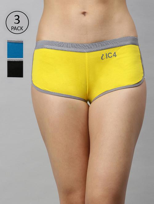 set of 3 boy shorts panty - 17530123 - Very Small Image - 1