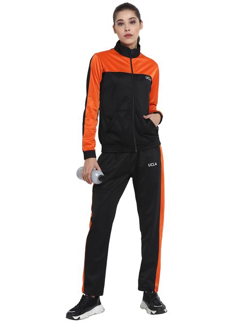 color block jacket with track pants set - 17530161 - Very Small Image - 1