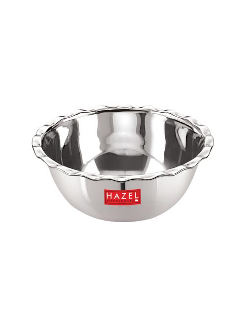 hazel stainless steel serving bowl wati vati katori, 15 cm, 600 ml, silver - 17530771 - Very Small Image - 1