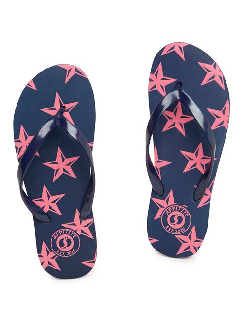 navy toe separator flip flop - 17530975 - Very Small Image - 1