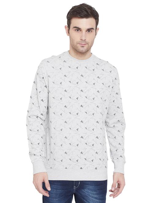 grey printed sweatshirt - 17531182 - Very Small Image - 1