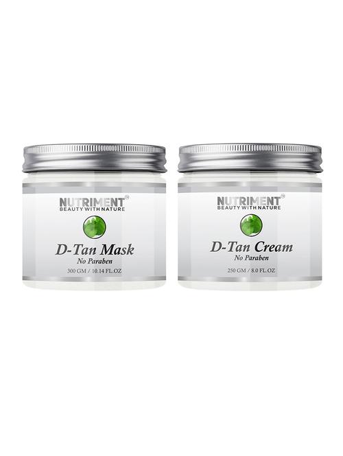 nutriment d tan mask and cream pack of 2 - 17531378 - Very Small Image - 1