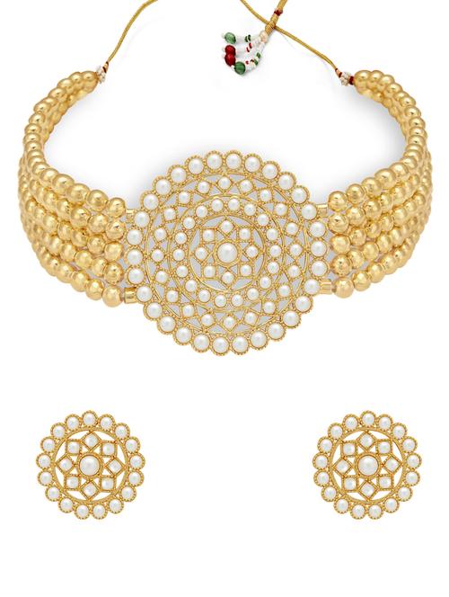 gold plated choker necklace - 17532340 - Very Small Image - 1