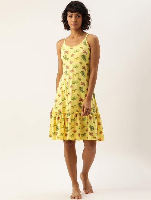 cami neck printed sleepshirt - 17532738 - Very Small Image - 1