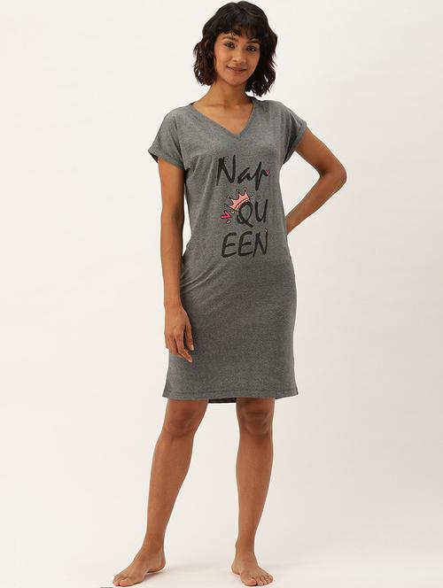 printed nightwear sleepshirt - 17532744 - Very Small Image - 1