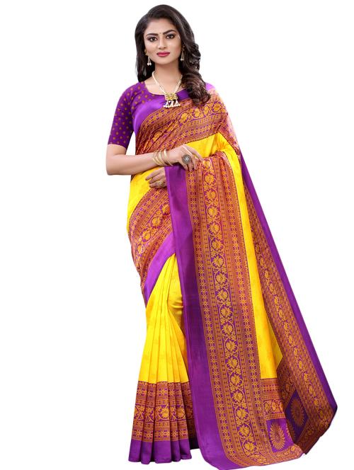 floral printed saree - 17532825 - Very Small Image - 1