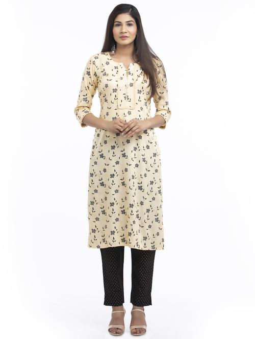 floral kurta pant set - 17533721 - Very Small Image - 1