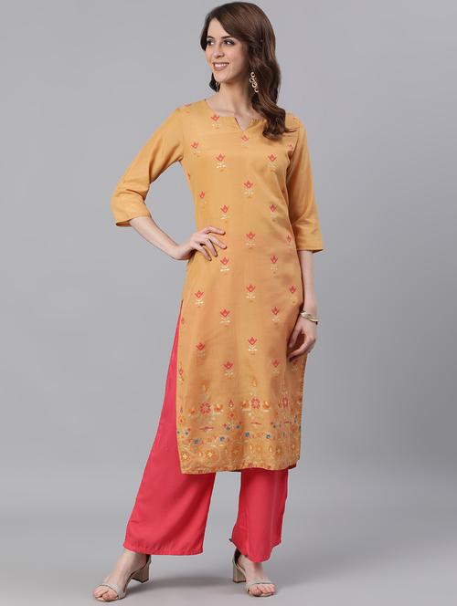 printed kurta pant set - 17533778 - Very Small Image - 1