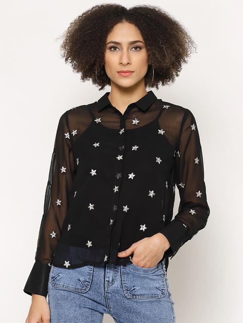 long sleeved printed shirt - 17533951 - Very Small Image - 1