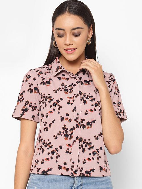 concealed placket printed shirt - 17533957 - Very Small Image - 1