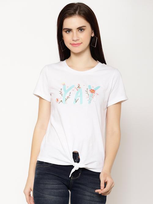 round neck graphic tee - 17534015 - Very Small Image - 1