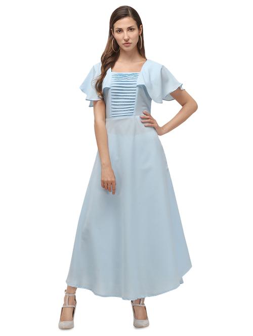 cape sleeves maxi dress - 17534074 - Very Small Image - 1
