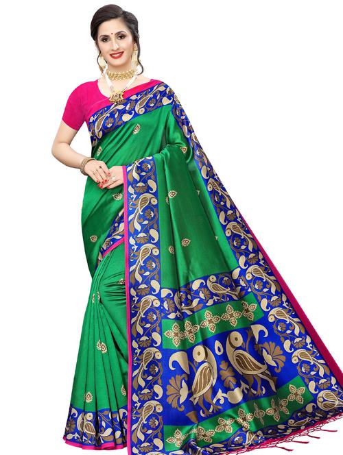 conversational printed saree - 17534268 - Very Small Image - 1