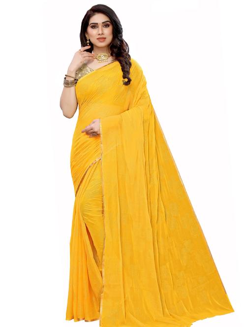lace bordered saree with blouse - 17534279 - Very Small Image - 1