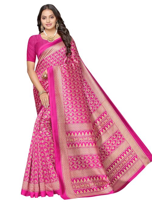 floral printed saree - 17534283 - Very Small Image - 1