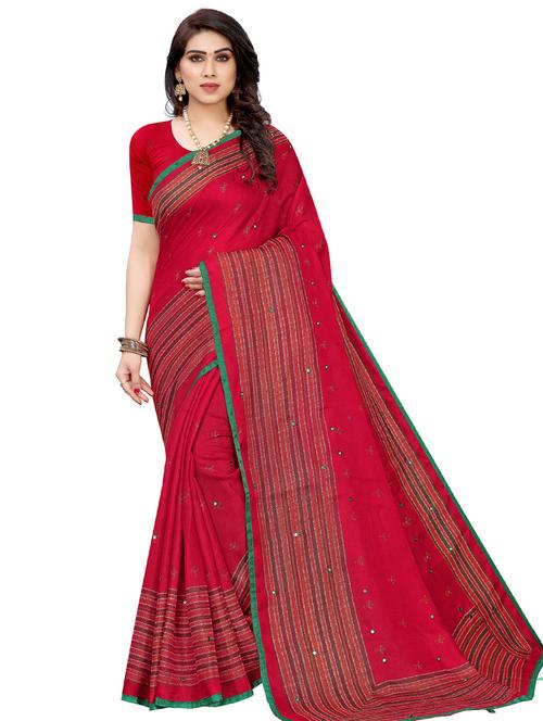 stripe printed saree - 17534292 - Very Small Image - 1