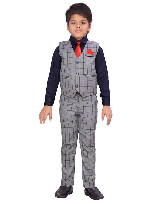 checkered party suit set - 17534737 - Very Small Image - 1