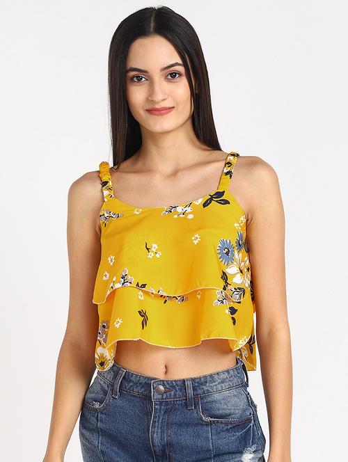 square neck floral top - 17534829 - Very Small Image - 1