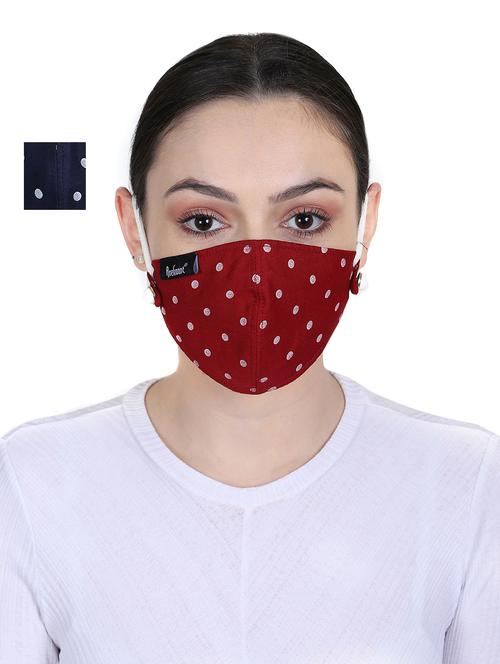 multi colored rayon antipollution women mask - 17534961 - Very Small Image - 1
