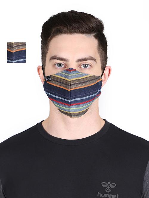 multi colored cotton antipollution men mask - 17535080 - Very Small Image - 1