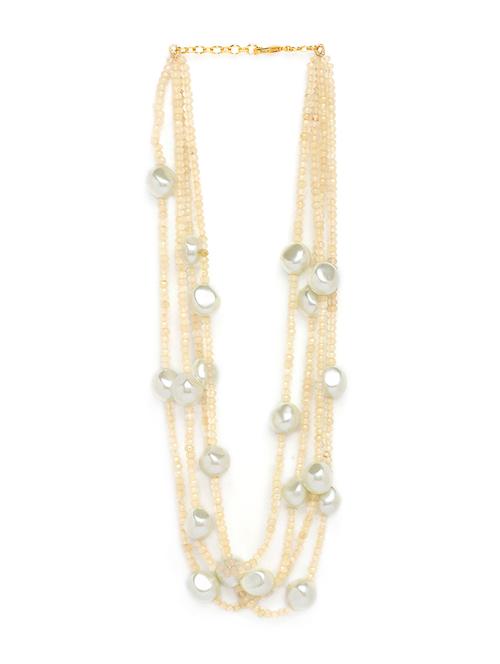 yellow brass necklace - 17536298 - Very Small Image - 1