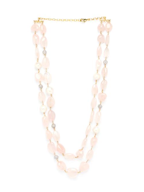 pink brass necklace - 17536309 - Very Small Image - 1
