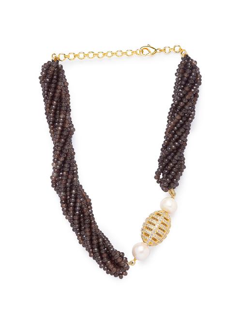brown brass necklace - 17536331 - Very Small Image - 1