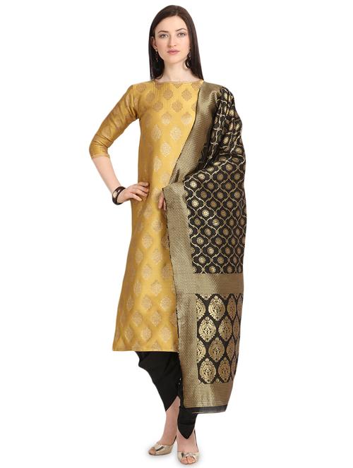 zari work unstitched suit - 17536782 - Very Small Image - 1