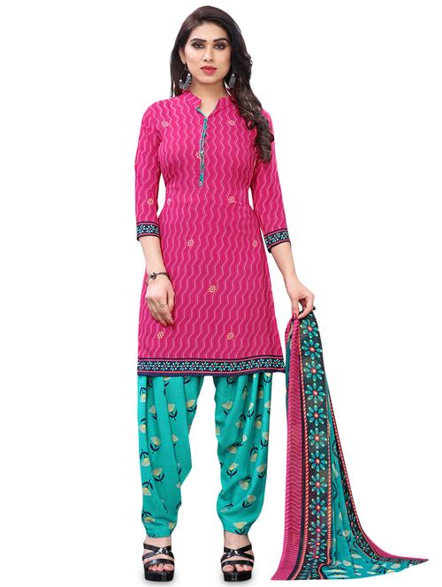 printed unstitched suit - 17536795 - Very Small Image - 1