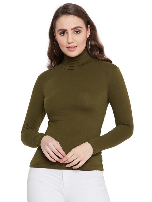 turtle neck ribbed tee - 17537247 - Very Small Image - 1