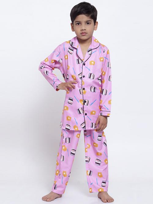 pink pyjama set nightwear - 17538468 - Very Small Image - 1