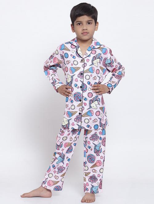 pink pyjama nightwear set - 17538474 - Very Small Image - 1