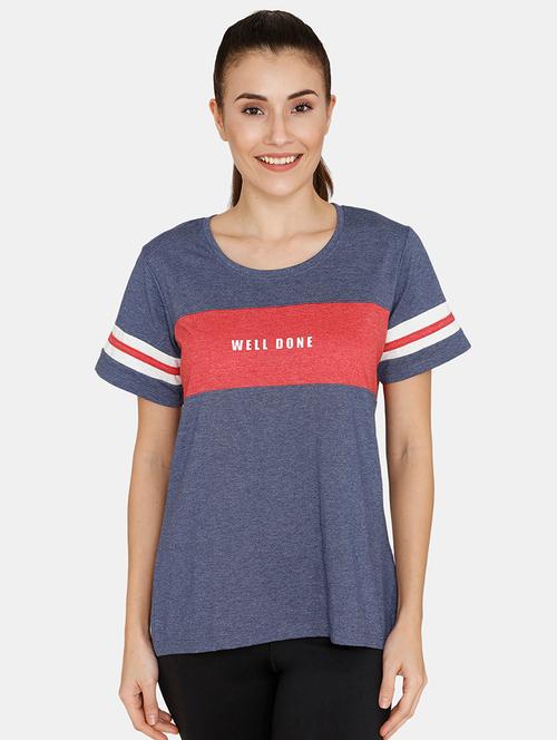 round neck printed tee - 17538911 - Very Small Image - 1
