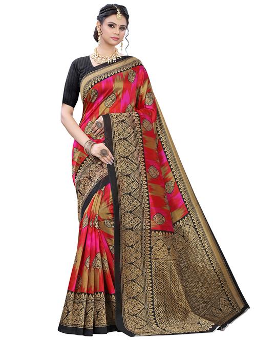 ikat mysore silk saree with blouse - 17539347 - Very Small Image - 1