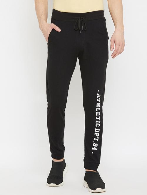 black printed jogger - 17540441 - Very Small Image - 1