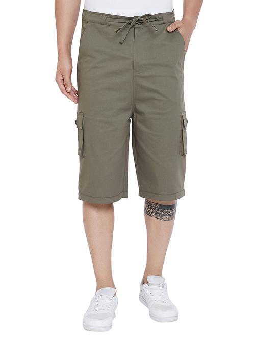 olive green solid three - fourth - 17542181 - Very Small Image - 1