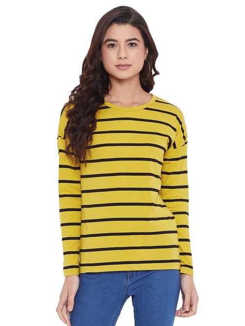 round neck striped tee - 17542220 - Very Small Image - 1