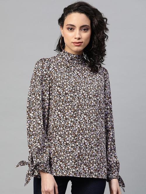 tie knot sleeved animal top - 17543391 - Very Small Image - 1