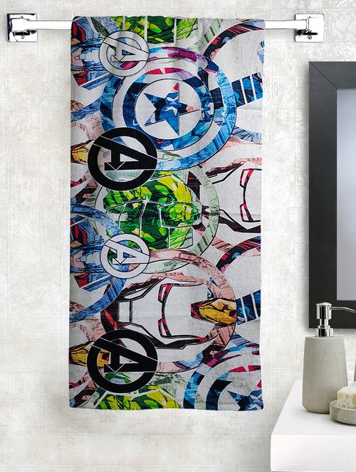 athom trendz marvel avengers large bath towel 300 gsm 75x150 cm - 17544082 - Very Small Image - 1