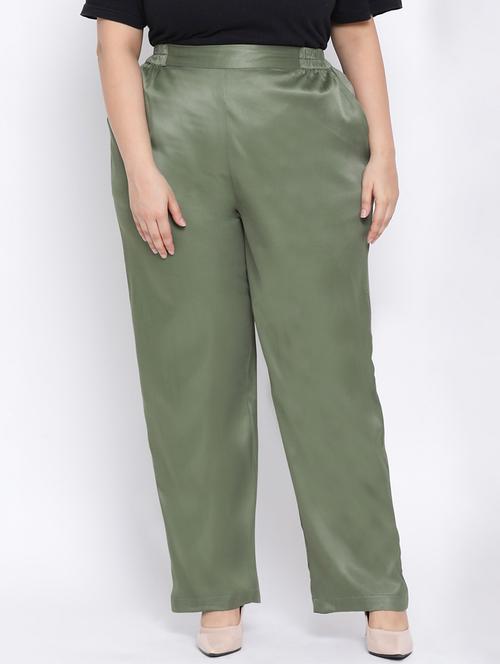 high rise flat front trouser - 17544663 - Very Small Image - 1