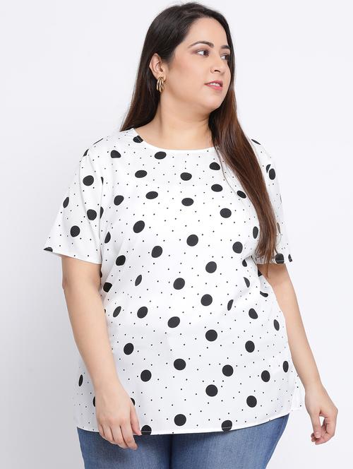 polka dot plus top - 17544670 - Very Small Image - 1